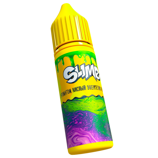 БЕЗНИКОТИНОВАЯ ЖИДКОСТЬ ДЛЯ ЭСДН SLIME (СЛАЙМ) 0mg 28ml С АРОМАТОМ КИСЛЫЙ ЭНЕРГЕТИК КРЫЖОВНИК