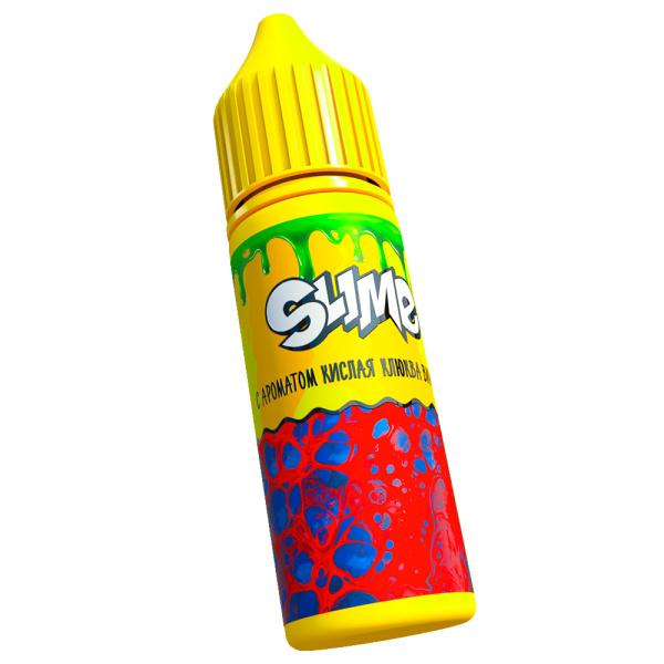 БЕЗНИКОТИНОВАЯ ЖИДКОСТЬ ДЛЯ ЭСДН SLIME (СЛАЙМ) 0mg 28ml С АРОМАТОМ КИСЛАЯ КЛЮКВА ВИНОГРАД